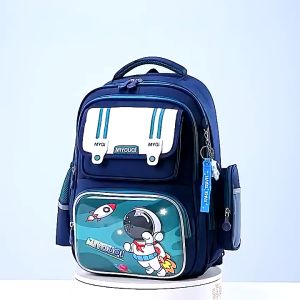 METECH 2024 Cartoon School Bag Large Capacity Student School Bag Kids Shoulder Waterproof Backpack