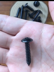 Per Pack Isi 100 Pcs Sekrup Hitam M3 Speaker Elektronik Baut Skrup Kasar Lancip Tajam Carbon Steel