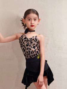 conny | Leopard Print Latin Dance Practice Wear