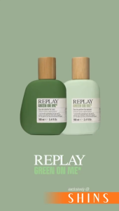 REPLAY GREEN ON ME FOR WOMEN EDP 30ML/100ML - [YR460/YR461]