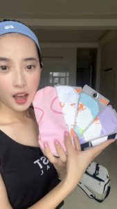 Tất Thể Thao Nữ Cổ Lửng Heartbeat - Vớ Chạy Bộ Tập Gym Cổ Cao Kháng Khuẩn Thoáng Khí Co Giãn Êm Ái - Lady In Motion