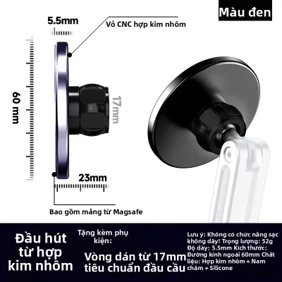iokex | Đế Đỡ Điện Thoại Ô Tô Quay Được Có Từ