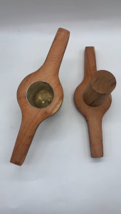 Traditional Wooden Kitchen Press Idiyappam Maker | Sev Sencha Maker | Murukku Maker with Brass Bottom for Home Kitchen (Pack of 1 pc)