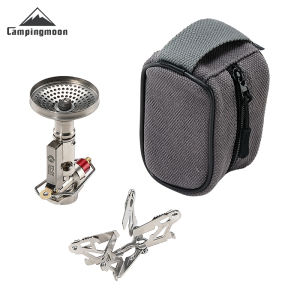 CAMPINGMOON XT-2F Xuanfeng Titanium Rocket Stove Portable Mini Camping Gas Burner Stable Voltage Output Outdoor Cooking Furnace