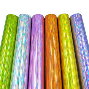 Holographic Glitter Adhesive Vinyl Craft Sheet Film 6 Assorted Colors DIY Mugs Ceramic Window Wall Decoration Sticker For Cut