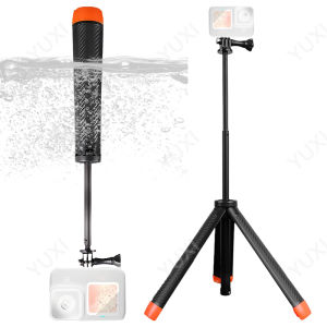ลอยSelfie Stickใต้น้ําดําน้ําขยายเสาMonopodขาตั้งกล้องสําหรับGopro Hero Insta360 DJI OSMOกล้องอุปกรณ์เสริม