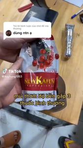 Nhuộm Đen New Kafen Thảo Dược Nhuộm Không Sót Da Đầu Hộp 500ml X2 Tặng Chén và Lượt.