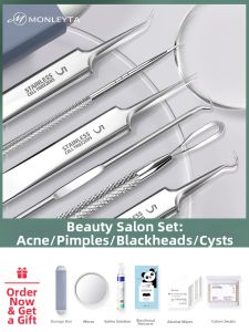 MONLEYTA | Fine 5# Cell Pincer Blackhead Remover Acne Needle Tool