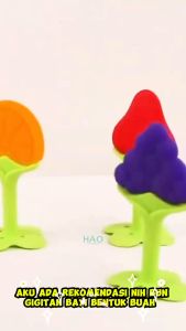 GIGITAN BAYI BENTUK BUAH / TEETHER BAYI BPA FREE / MAINAN GIGITAN BAYI / BABY TOOTH TEETHER SILICONE