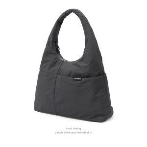 Livebox Autumn Winter Large Capacity Single Shoulder Tote Bag Commuter Computer Bag White Hobo Niche Womens Handbag