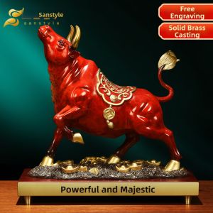 sanstyle | Lucky Fortune Copper Bull Ornament