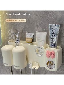 MOLORE | Luxury Wall-Mounted Drill-Free Toothbrush Holder