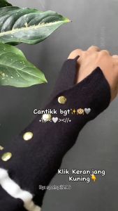 SILVIA KNITWEAR STRIPE TOPS OVERSIZE OUTHER SWEATER RAJUT WANITA