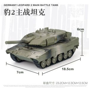 Jiayi Military Tank Model Toy Car Alloy Military Vehicle Amphibious Assault Vehicle Sound And Light Retrograde Toy Collectible