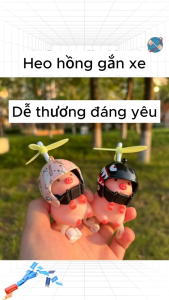 Chú Heo Hồng Đội Mũ Bảo Hiểm Dễ Thương Gắn Xe Hơi Xe Máy Xe Đạp