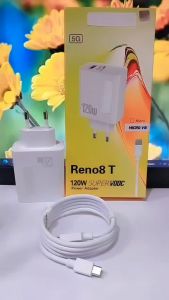 Charger OPP RENO8 T 5G 120W Super Vooc Power Adapter Fast Charging