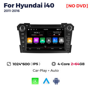 Navifly 7 Inch 64GB Android Car Radio For Hyundai I40 2011-2019 Wireless Carplay Android Auto 4G RDS BT GPS Multimedia player FM