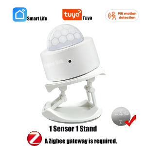 Zigbee3.0 Mini PIR Human Motion SensorWireless Infrared Body Detector APP Security Alarm Reminder Compatible Alexa Google Home
