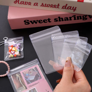 20Pcs Multi Size PVC Clear Jewelry Storage Bags Self Seal Bags Reusable for Bracelets Necklaces Rings Packaging Jewelry Display
