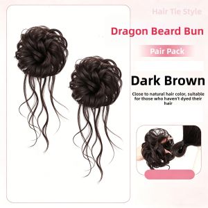 Bun Hair Accessories for Sweet Style 丸子头发饰