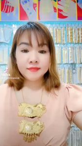 Combo kiềng cổ dây heo chuẩn 24.k siêu đẹp EK.7.96