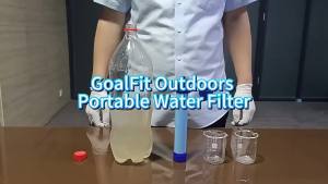 2025  Outdoor Personal Water Filter Ultra-Light 0.01 Micron 4-Stage Filter System Portable Water Purifier Survival Straw