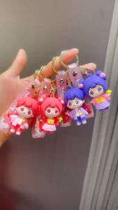 Móc khóa cặp đôi Hoa Anh Đào móc treo chìa khoá xe máy cao cấp móc chìa khoá hình Cặp đôi dễ thương cute