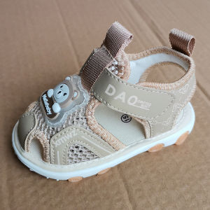 Shiny Calling Summer Slip-On Shoes Soft Bottom Anti-Slip Toddler Walking Shoes for Girls Non-Congested Toe Infant Footwear