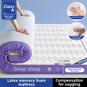 Yuzhaolin | Soft Thick Latex Memory Foam Mattress Pad