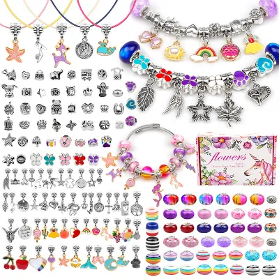 DIY Handmade Beaded Bracelet Craft Kit For Girls