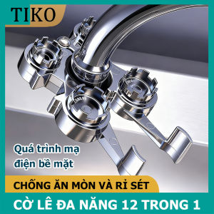 Cờ lê đa chức năng 12 trong 1 cho vòi này được làm bằng hợp kim bền không rỉ sét và phù hợp để sửa chữa ống nước cũng như lắp đặt và tháo vòi trong nhà bếp và phòng tắm