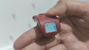 Tasbih Mini Digital LCD Muslim Electronic Finger Ring Hand Tally Counter 9 Digit-Tenwin