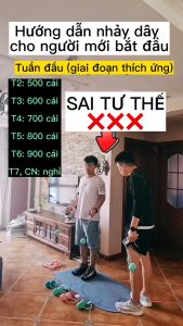 Dây Nhảy Không Dây 4 Chế Độ Chống Trượt Dây Nhảy Đếm Số Vòng Tự Động