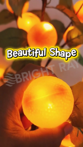 好运桔子树 150CM LED Orange Tree CNY Lighted Tree Mandarin Orange Fairy Light Tree Lamp Artificial Tree Festival Waterproof