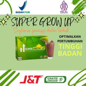 TERLARIS - SUPER GROW UP - Suplemen Peninggi Badan - Original - Ampuh - COD