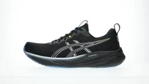 ASICS Men GEL-PULSE 16 Running Shoes in Black/Pure Silver