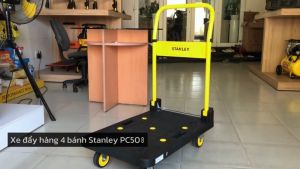 Xe đẩy hàng gấp gọn 4 bánh  Stanley PC508 Tải trọng 150kg Hàng chính hãng