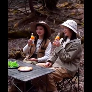 Compact Aluminum Alloy Folding Picnic Table for Camping and Outdoor Activities