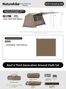 NatureHike | Quick Setup Tent Canopy Outdoor Waterproof