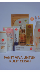 Paket VIVA Skincare Lengkap untuk Mencerahkan | Flek Hitam | Kusam | Penuaan Dini | Pori Tersumbat