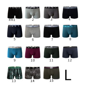CR7 Mens Breathable Cotton Boxer Shorts 2-Pack Red Youth Underwear Pure Cotton Briefs Comfortable Mid-Waist Briefs