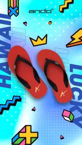 H&N Online Shop - Sandal Jepit ANDO Hawaii LUCKY Ready Size 38-42