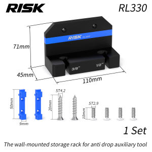 Risk T45 T47 B​icycle Quick-release Anti Drop Auxiliary Tool Bike Bottom Bracket Sleeve Lock Cover Install Disassembly Tool