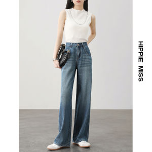 HIPPIE MISS | Boho Style Slimming Wide Leg Trousers Floor Length