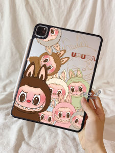 Cartoon Brown Monster Design Protection Case Transparent Invisible Female Version No Face Cover 10.9 Inch 12.9 Inch Mini 7 Inch