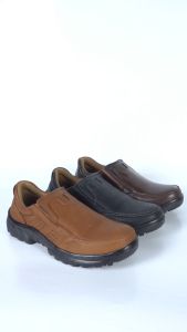 Sepatu Slip On Kasual Kulit Sapi Pria Model Bikers Mamojo Store KT 05