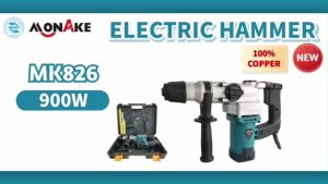 MONAKE Rotary Hammer Drill Mesin Bor Beton Listrik Electric Hammer - MK810