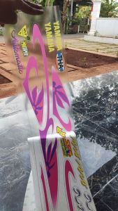 Striping Mio Amore Flower Vietnam Transparan UV Mio Smile