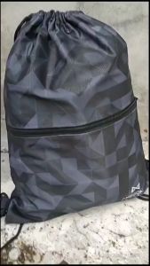 Tas Serut Cowok Cewek Keren Futsal String Bag Full Printing Tebal