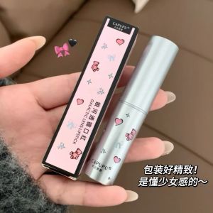 Early Eight People Plain Face ~ Solid Lip Gloss Mirror Moisturizing Lipstick Does Not Fade No Stain on Cup White Good-looking Lipstick for Women